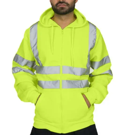  Светоотражающая защитная одежда с карманом Timtex Hi Vis Рабочая Униформа в полоску для работы на открытом