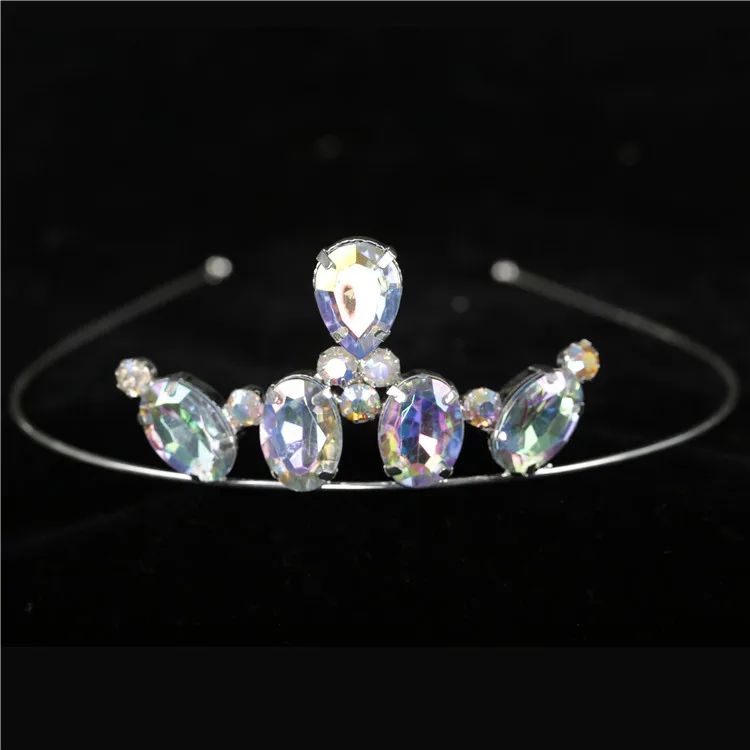 Personalized Small Rhinestone Tiara Pageant Baby Crystal Crown Princess Head Piece Event Beauty Accessories Kids Crowns