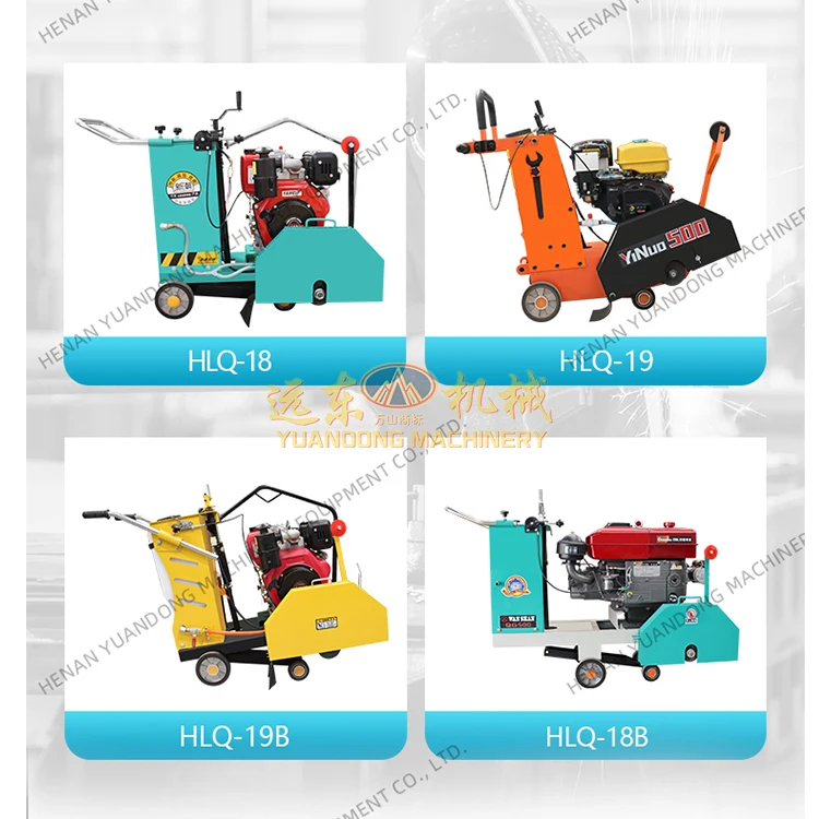 Semi-Auto 24inch 600mm Asphalt Concrete Floor Sewing Cutter Self-Propelled Cement Road Saw Machine Electric Petrol Diesel Engine