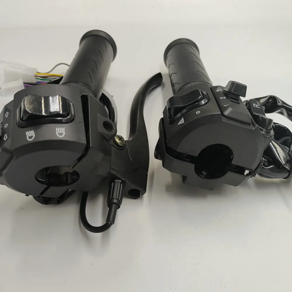 Electric Bicycle THROTTLE+Combination Switch light+turning+horn+reverse+3 gears BUTTON Assembly TRICYCLE scooter CONVERSION PART