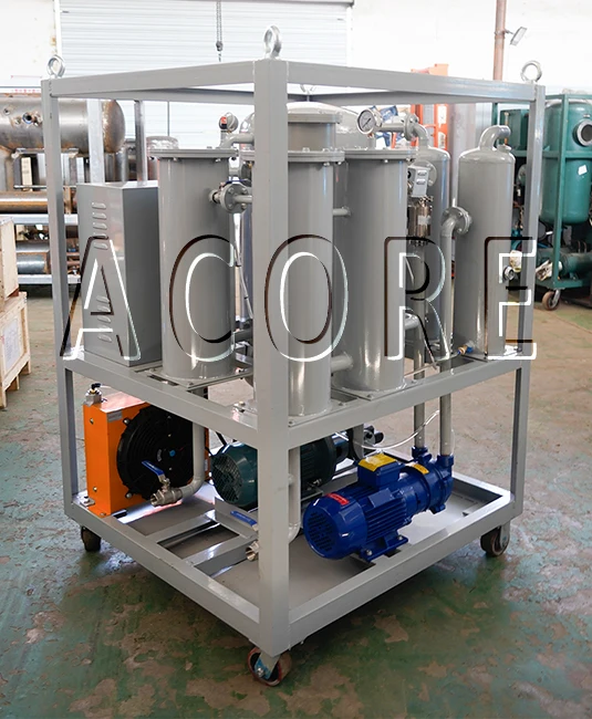 Portable  Waste Lube Oil Purification Plant Lubricant Oil Online Filtering Plant Purifier Filter Machine Processing Systems