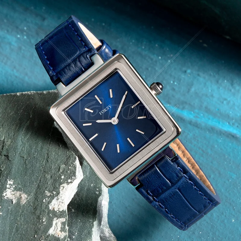 Classic Office Genuine Leather Strap Wrist Luxury Women Watch for Ladies with Quality Belt