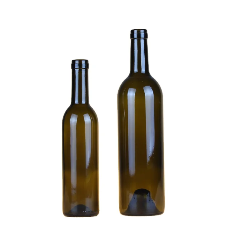 KTV glass bottle set decanter wine bottle gift set amber wine bottles 750ml