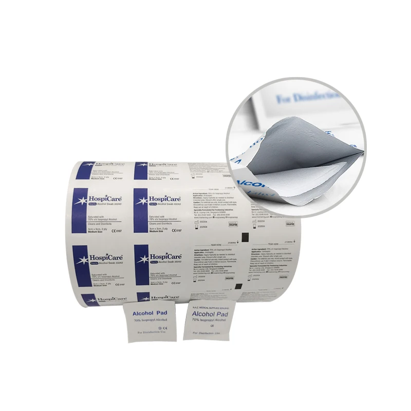 101g 130g 5-Layer Povidone-Iodine Prep Pad Roll Film Aluminum Foil Paper