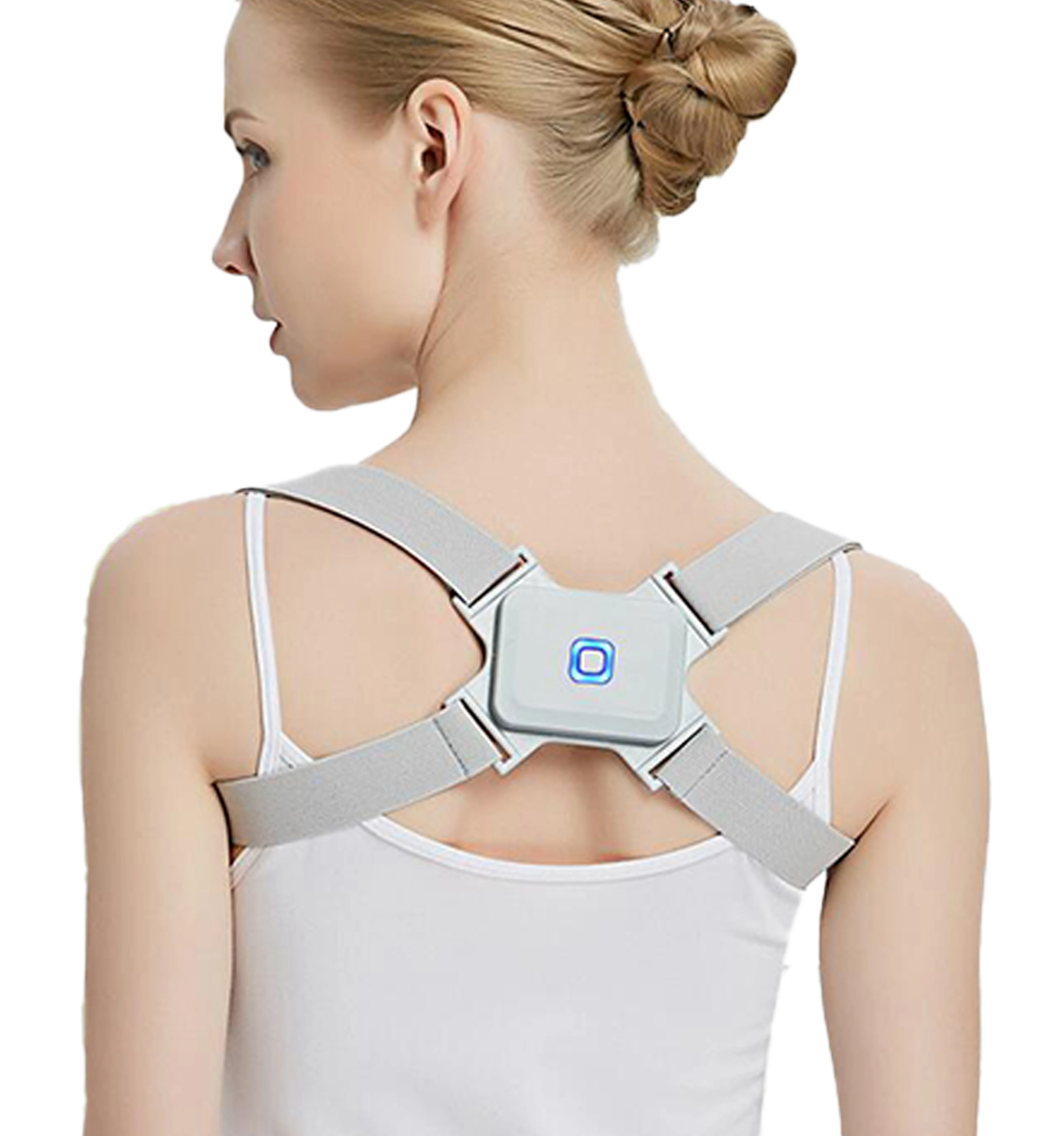 Comfortable Intelligent Electronic Back Clavicle Sensor Vibration Adjustable Shoulder Straightener Smart Posture Corrector