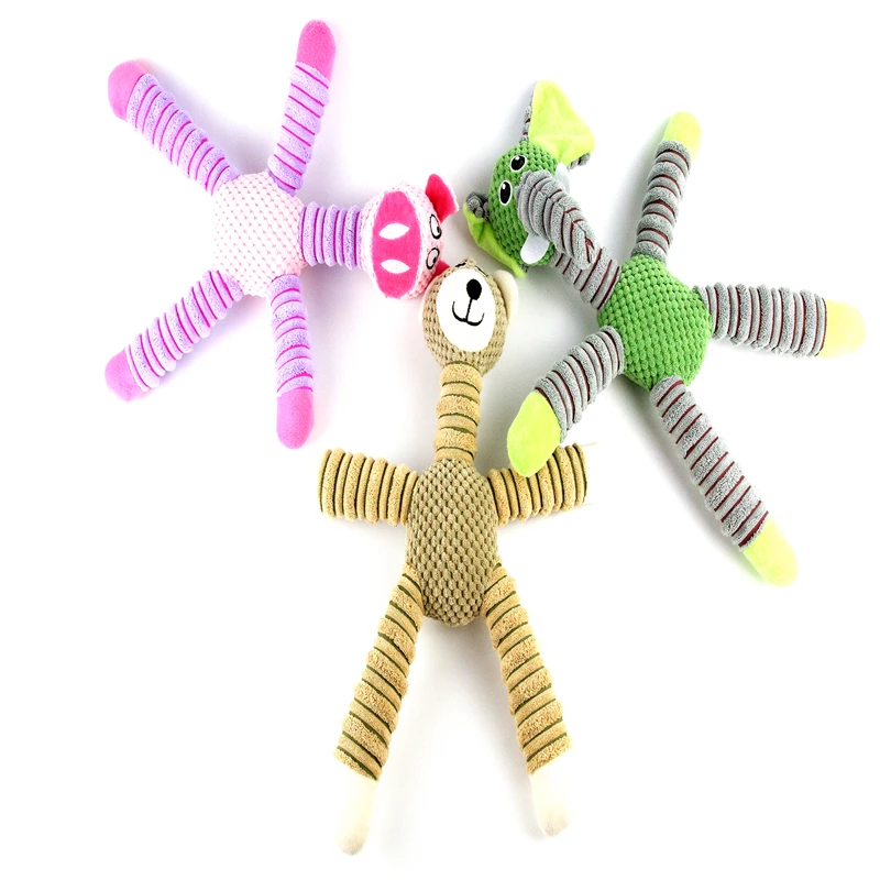 Оптовые поставщики домашних животных, игрушки для жевания слона, медведя, свиньи, собаки, кота