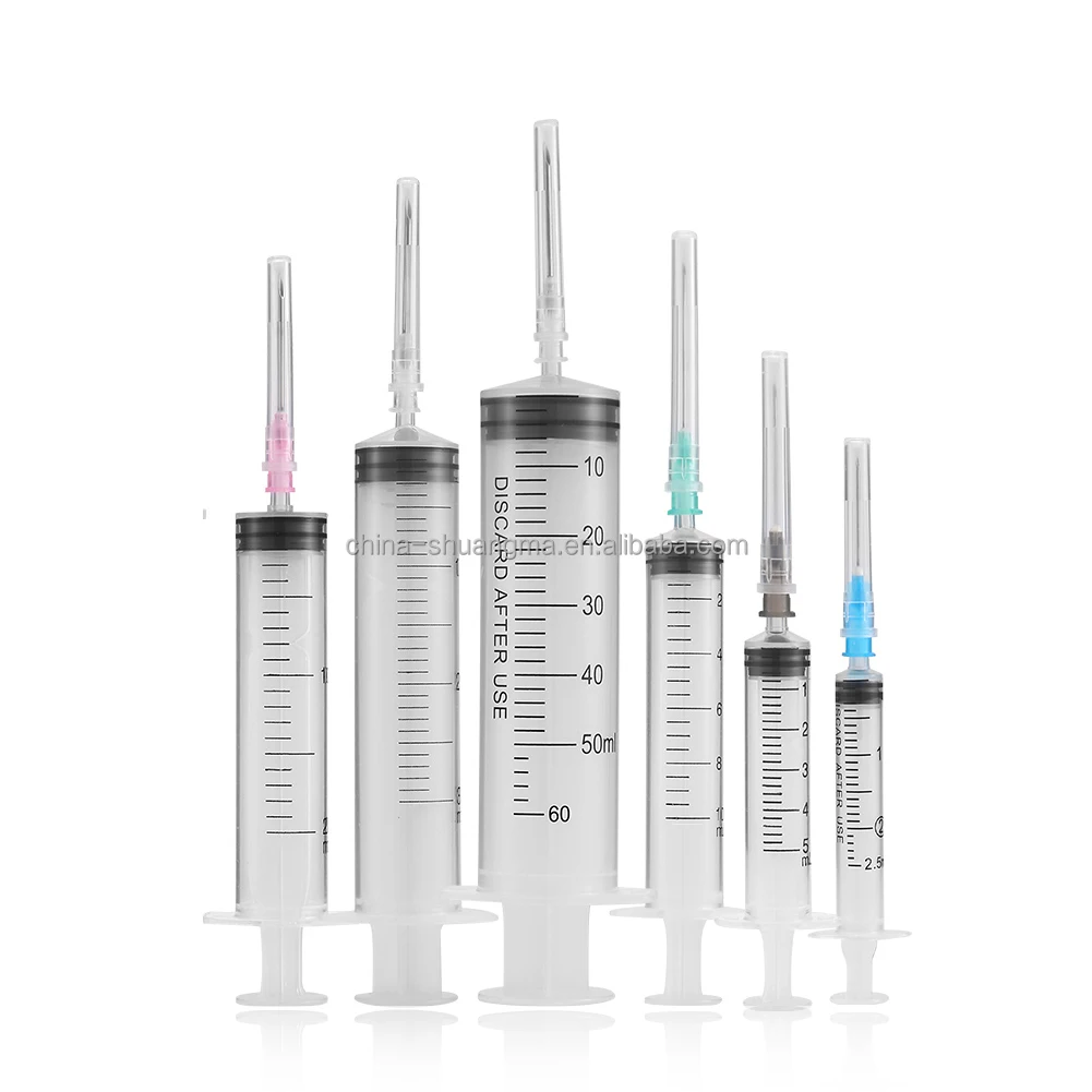 China wholesale 50 ml 60 ml syringe bulk  medical injection syringe 50ml 50cc large syringe