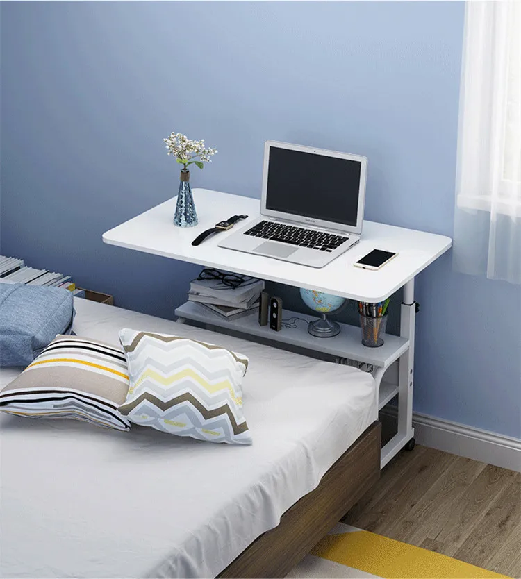 Favorable Price Computer Desk Table Office Furniture Executive Movable Computer Desk Stand Studying Table with Wheels