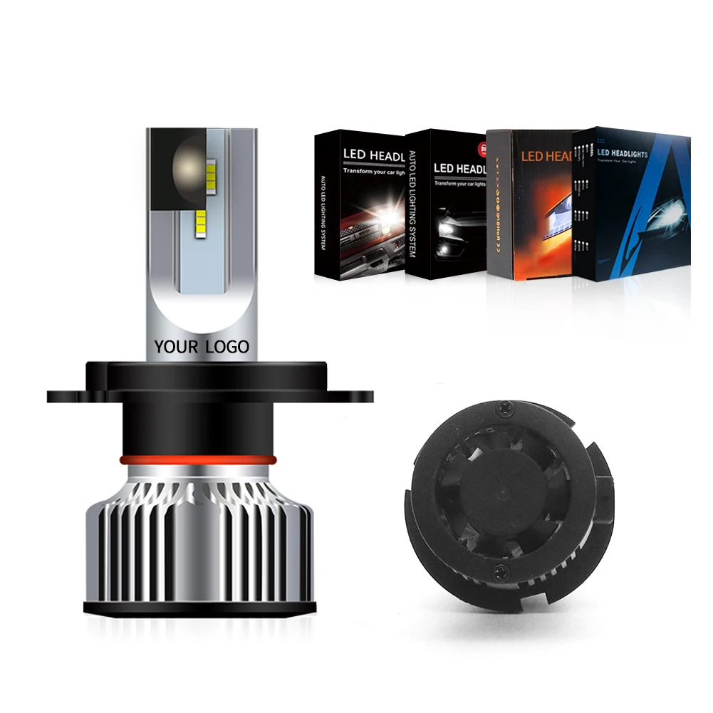 Mini 15000Lm 24V Super Bright 9005 9006 LED H7 led Headlight Bulb Auto High Low H11 Car Led Headlight H4