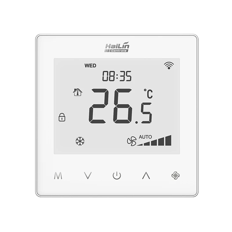 HaiLin  HL2036FCV2-T with LCD Touch Screen & Programmable FCU Thermostat - AC  - 3-Speed Fan - Backlight