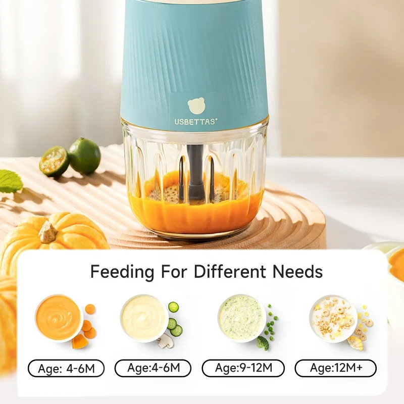 New Arrival Portable Baby Food Processor Electric SUS304 Stainless Steel Infant Mini Food Blender Baby Products