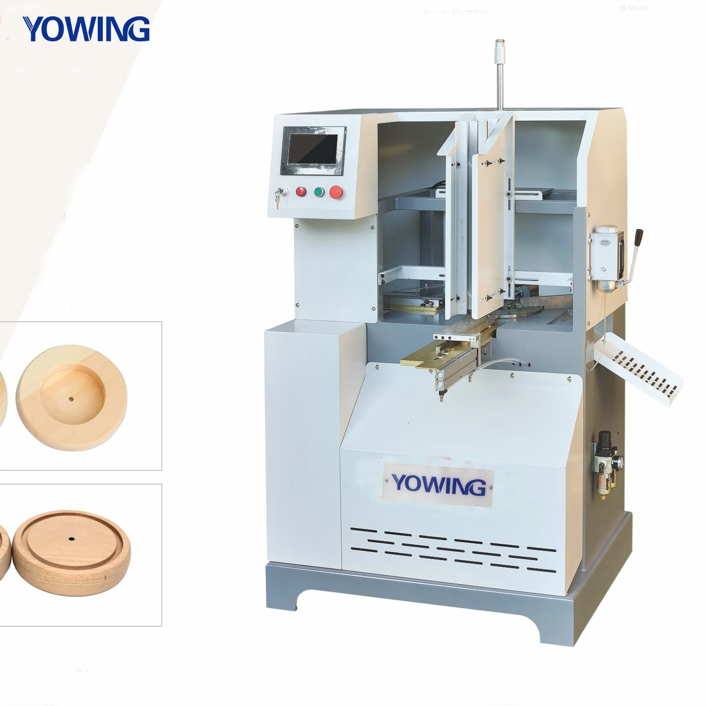 Wood Bottle Cap CNC Drilling Boring Holes Machine MZK-120