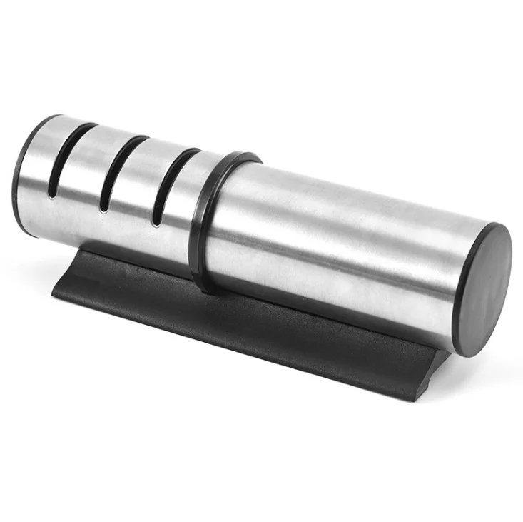 Ceramics Grinding Wheel and Non-Slip Basekitchen Knives 304 Stainless Steel Sharpening Tool