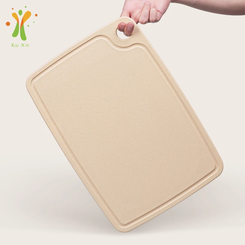 Oem Branded Design Eco-friendly rice husk board Non Slip BPA free rice husk cutting Board