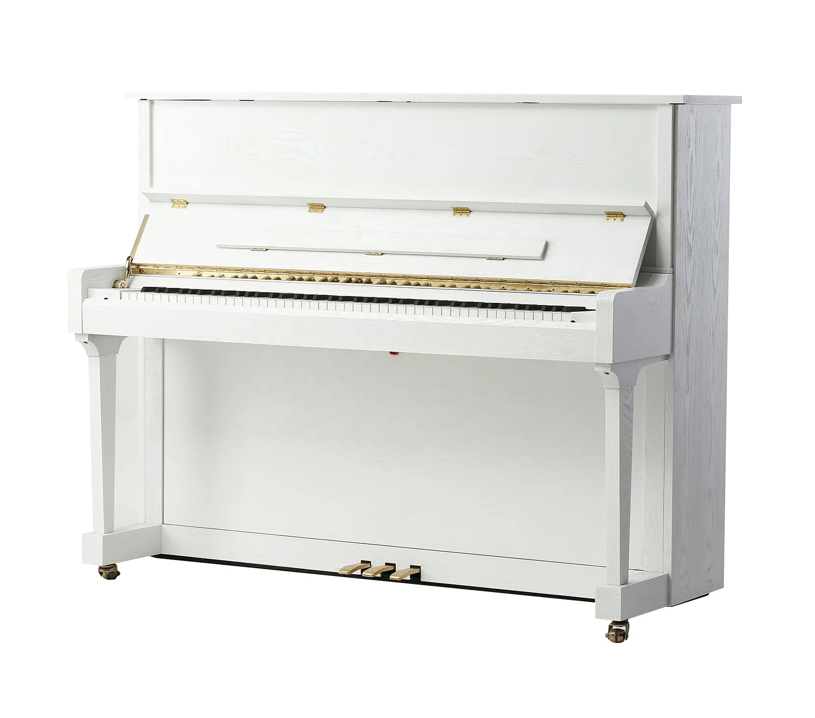 Middleford Price Mechanical White Upright Piano UP-123W