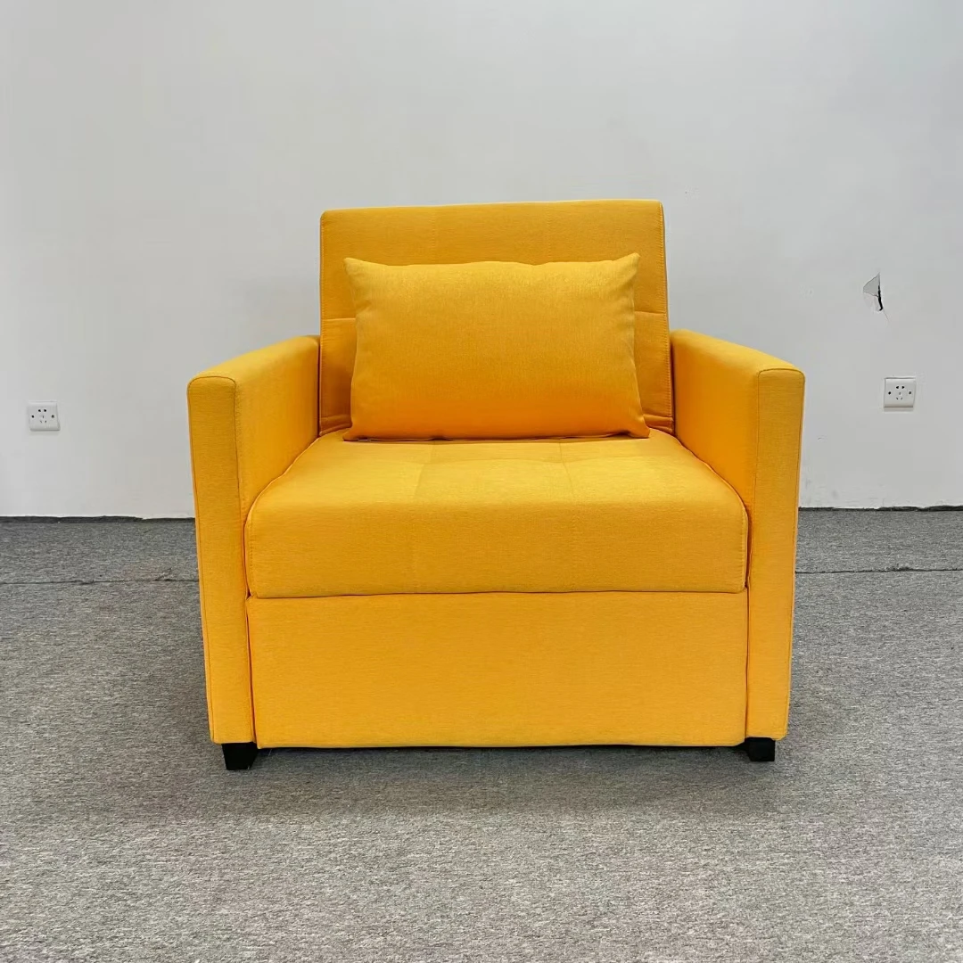 Modern Lving Room Hotel Cum Smart Couch Sofas Furniture Fabric Foldable Single Sofa Pull Out Transformer Folding Sofa Bed