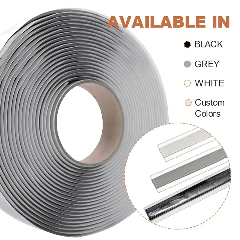 Good quality High quality prices Waterproof Butyl Tape Double Sided Butyl Rubber Tape Rv Window For Marine Applications