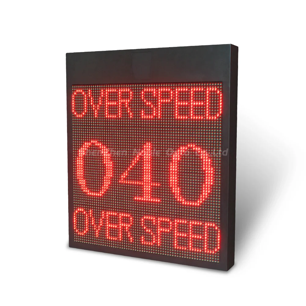 Radar Aware Speed Signs Customizable Screen Content Speed Beacon System