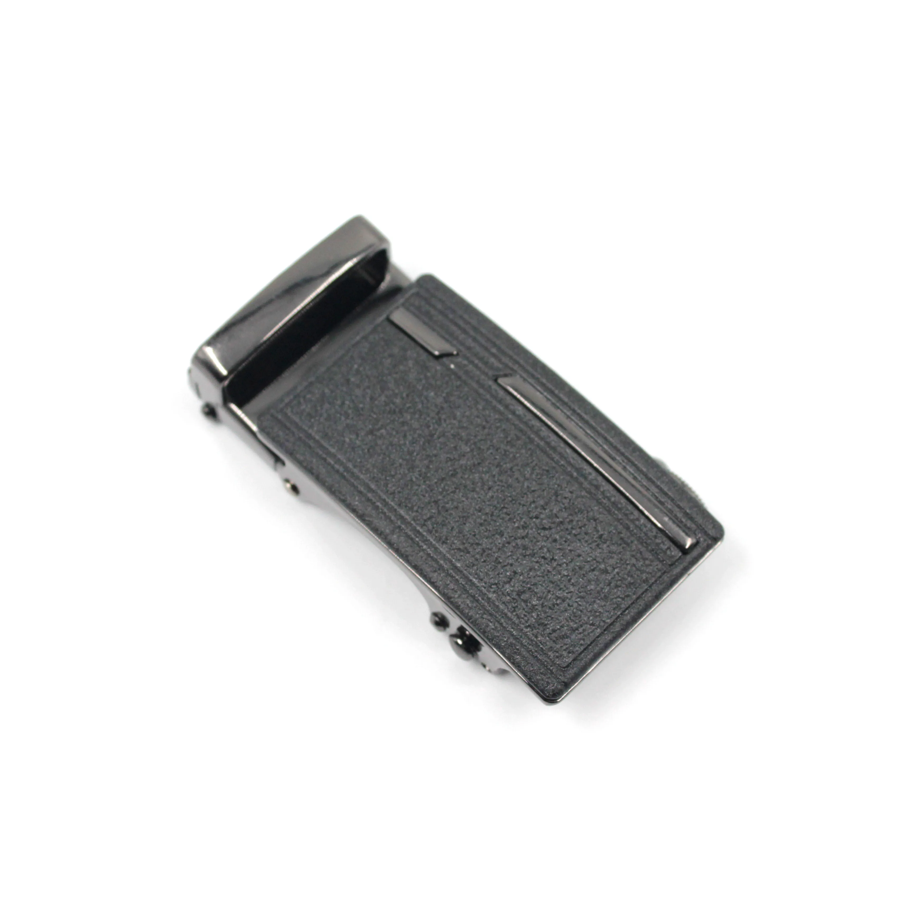 Custom Name Frosted Automatic Belt Buckle Ratchet Zinc Alloy Mens Belt Buckle Sliding Buckle 33MM Width