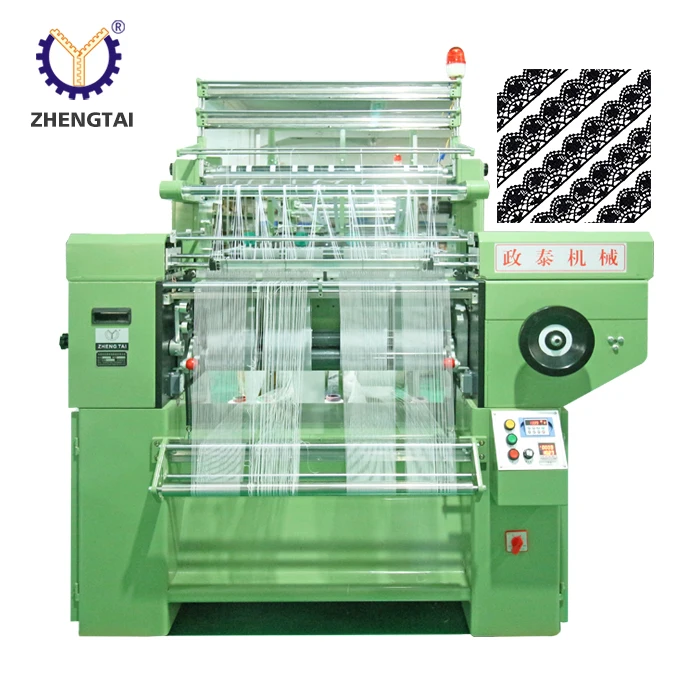 Zhengtai High Speed Crochet Knitting Machine  Lace Fabric Elastic Band Textile Machine