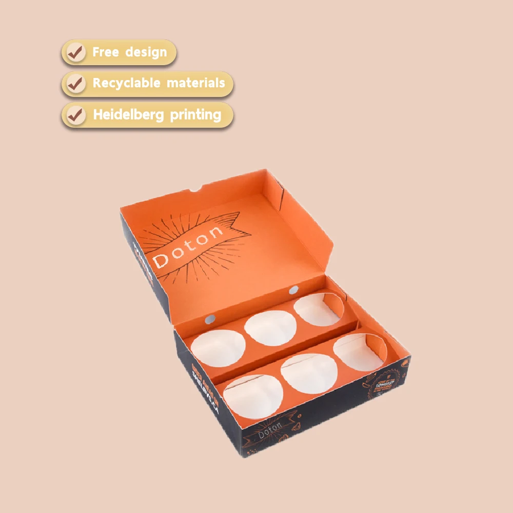 Коробка для еды из крафт-бумаги одноразовые суши прямоугольные коробки фруктового салата большой емкости контейнер пищевой бумаги