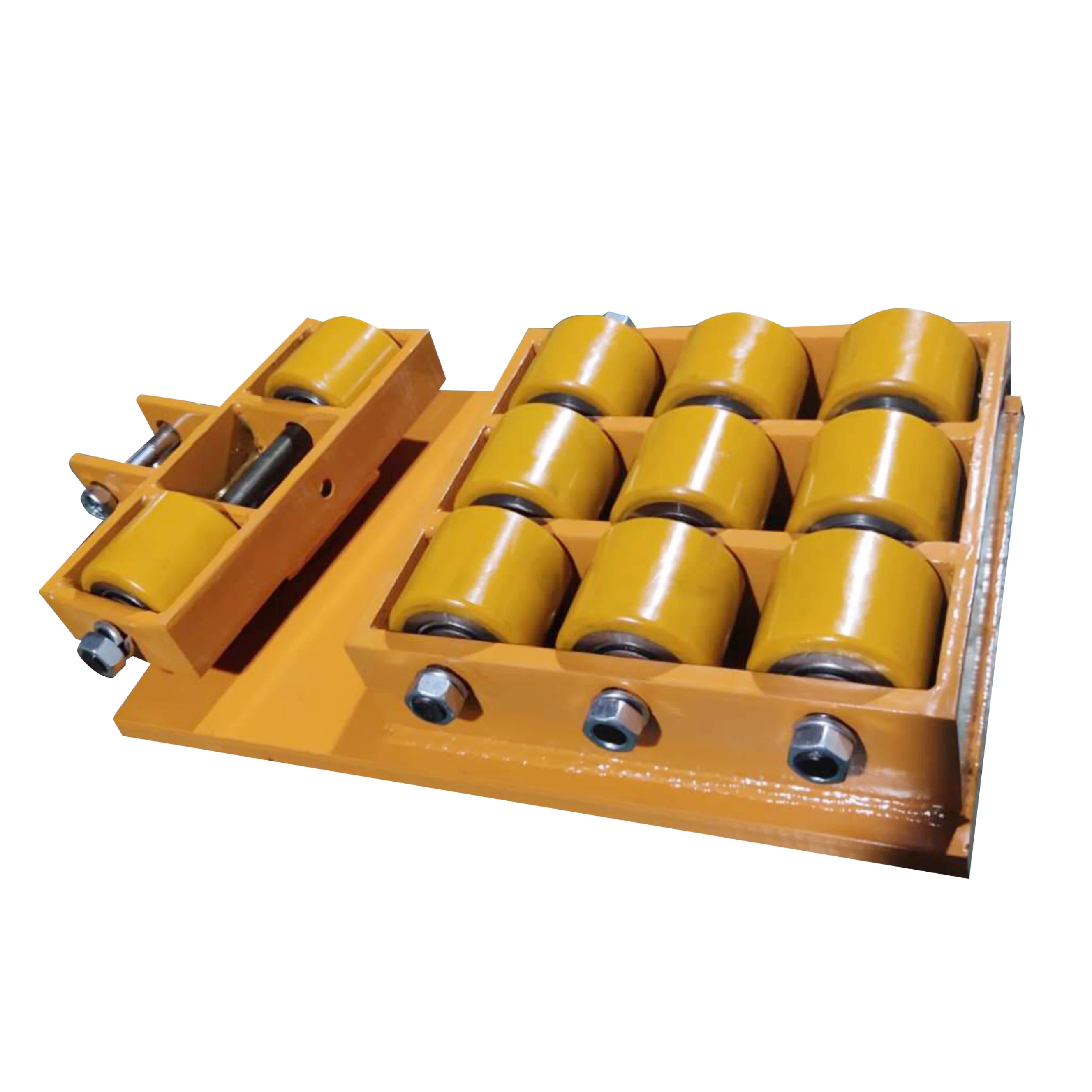 Factory Direct High Quality wholesale cart  18ton heavy duty heavy load 180 degree steering loading trolley moving skates