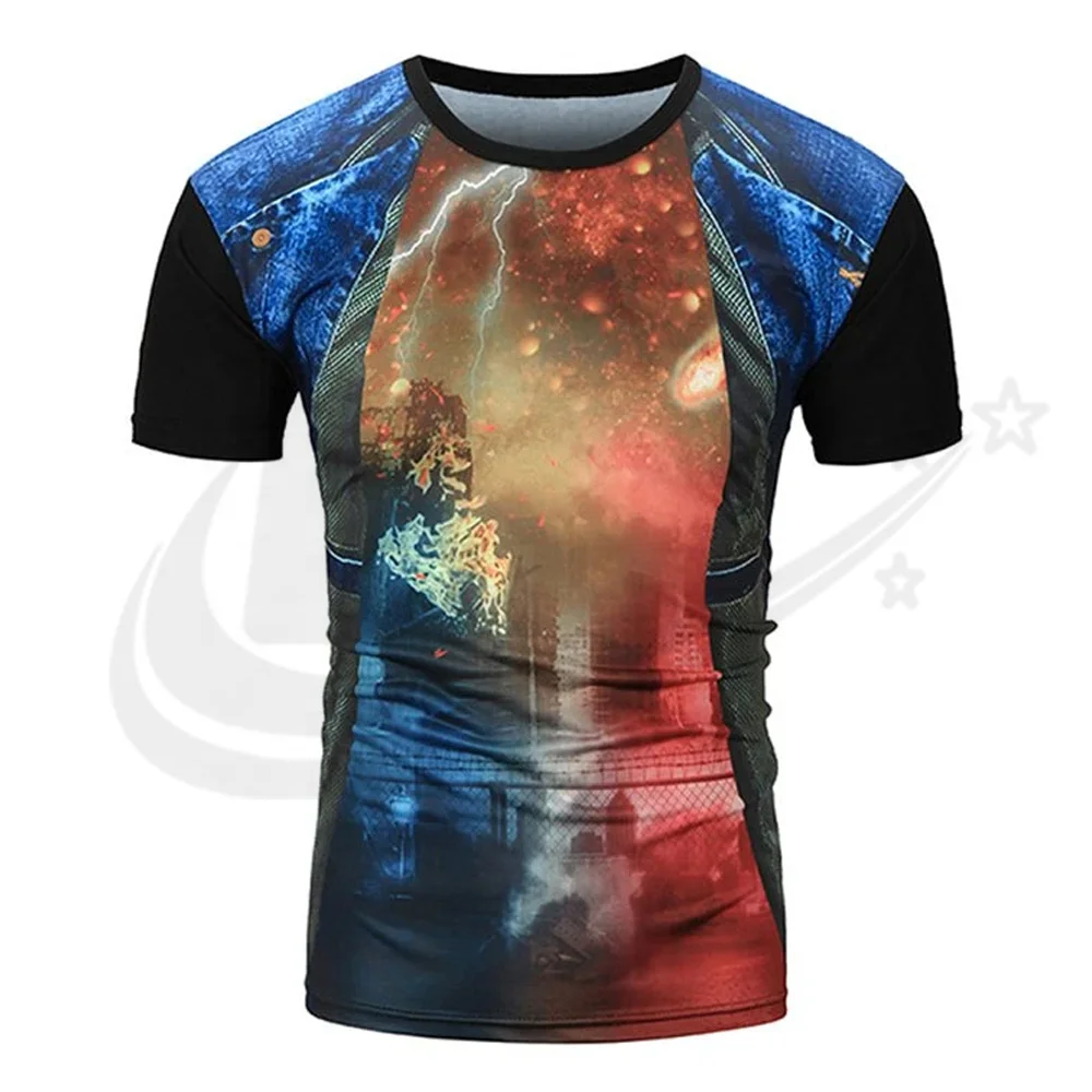 
Best Selling Product Sublimation T-shirt / Men Sublimation T-shirt in Bright Color 