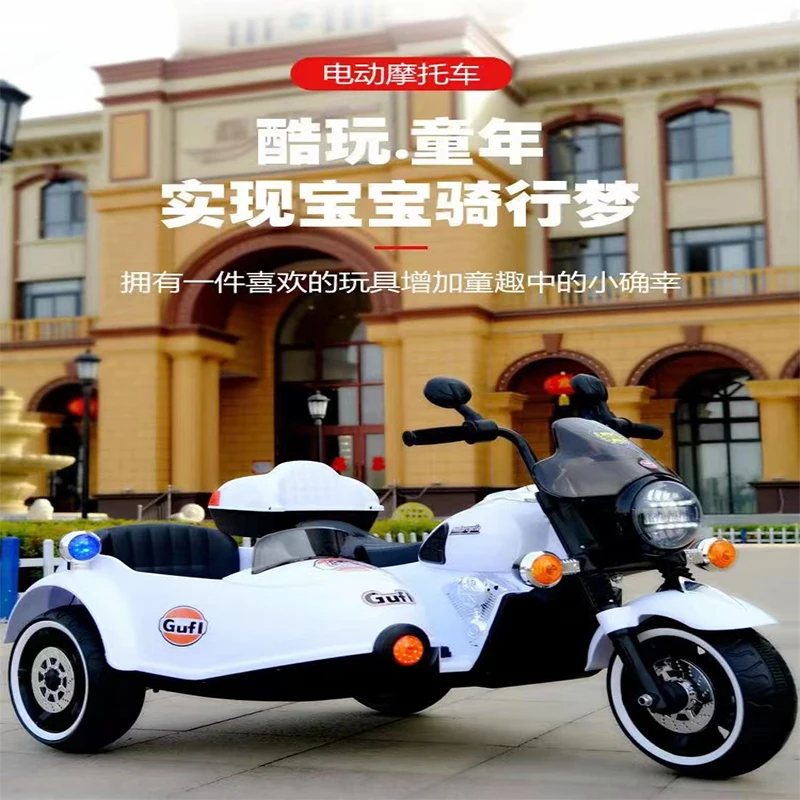 factory price 12v ride on battery  bike  kids electric motorbike 3 wheels kids motor bicycle for kid electric