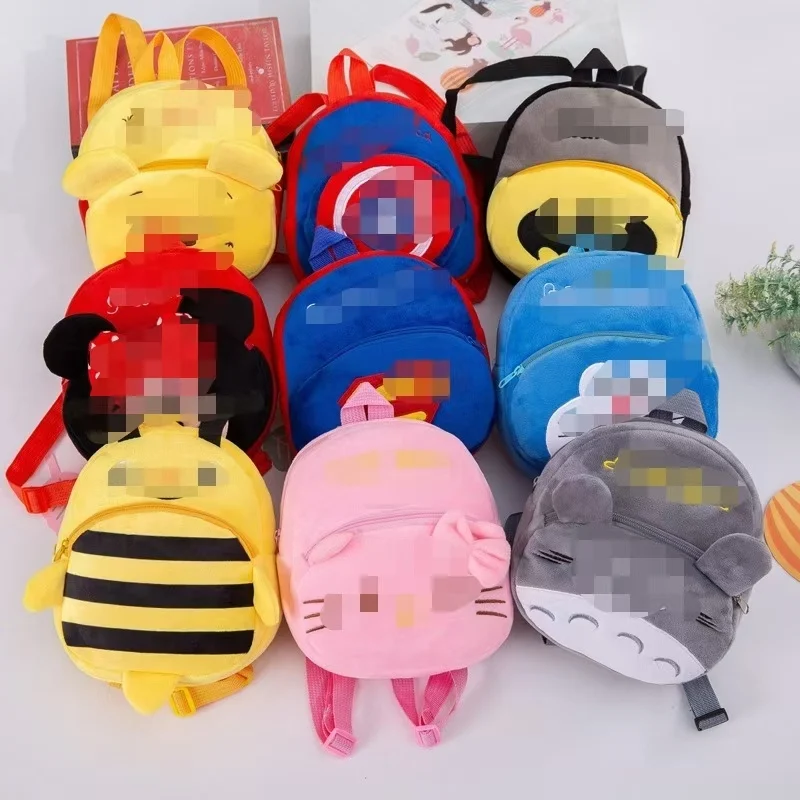 Best-price Soft Plush Small Bag Cartoon CutePikachu Yellow Backpack for Toddler