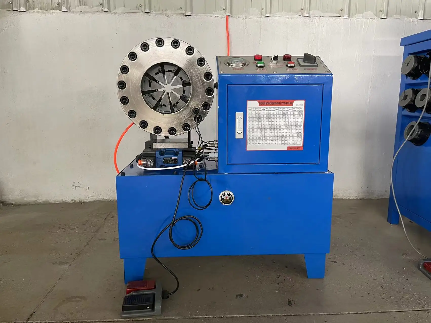 High pressure automatic customizable logo 1/4 up to 2 inch hydraulic press for hoses Hydraulic hose crimping machine