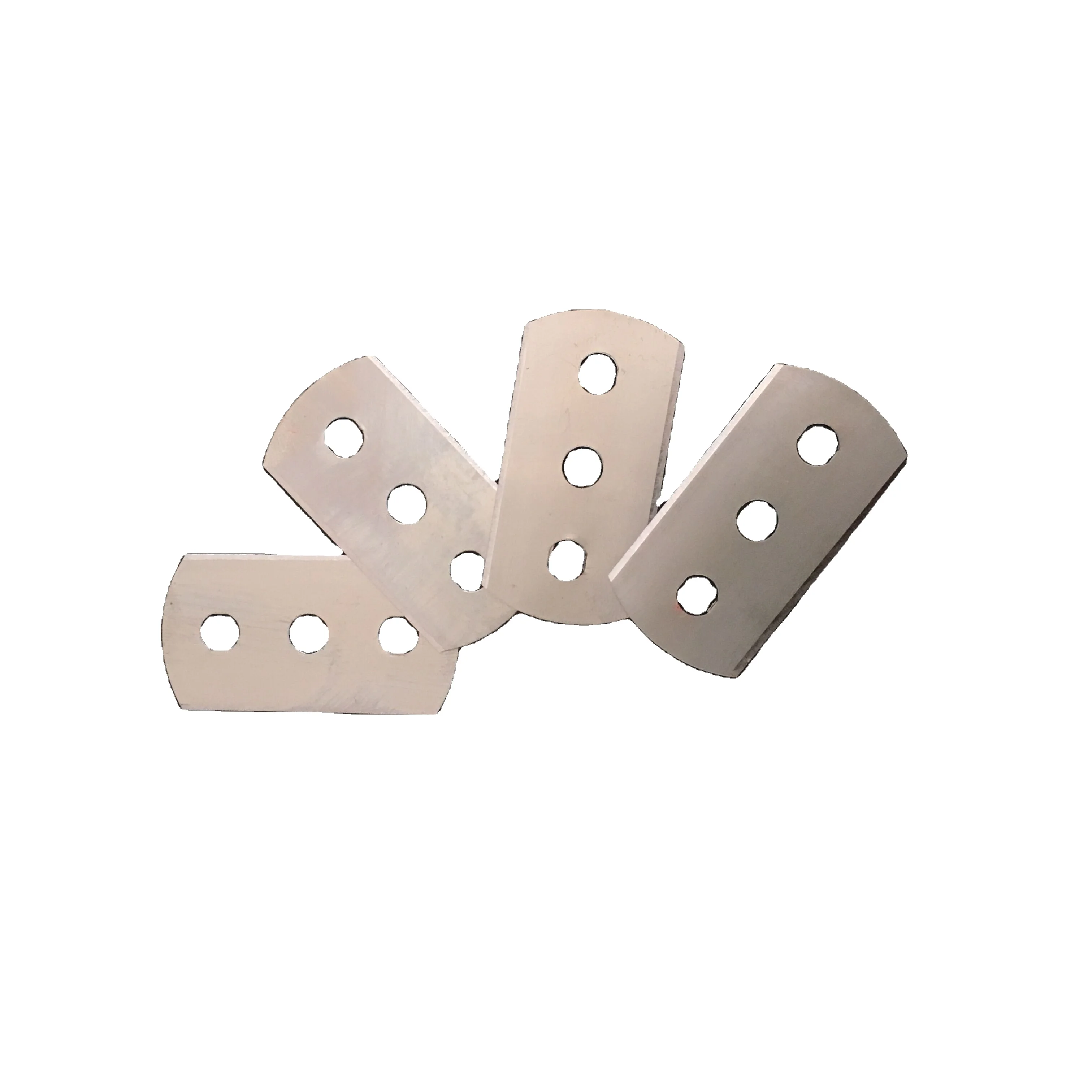 stainless steel material three holes round head blade disc sampler blade in textile industry