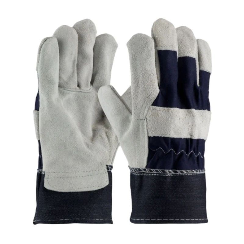 High Quality Safety Welding Gloves White Goat Grain Leather Gloves (10,5 inches)