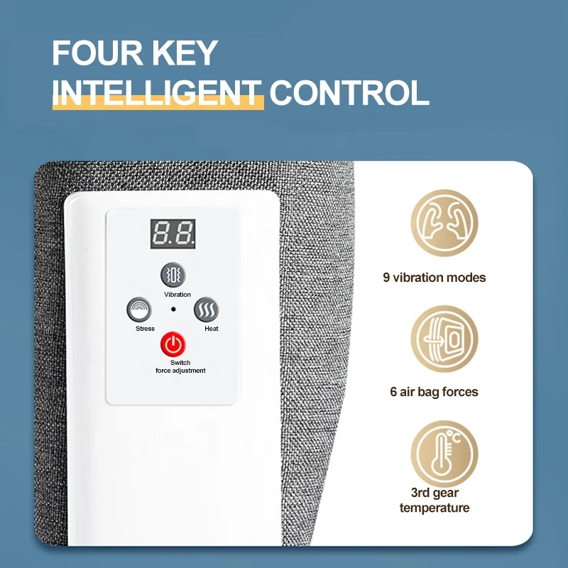 Detachable  Compression Full Leg Massager for Circulation and Relaxation Heating Air Pressure Compression Legs Massager