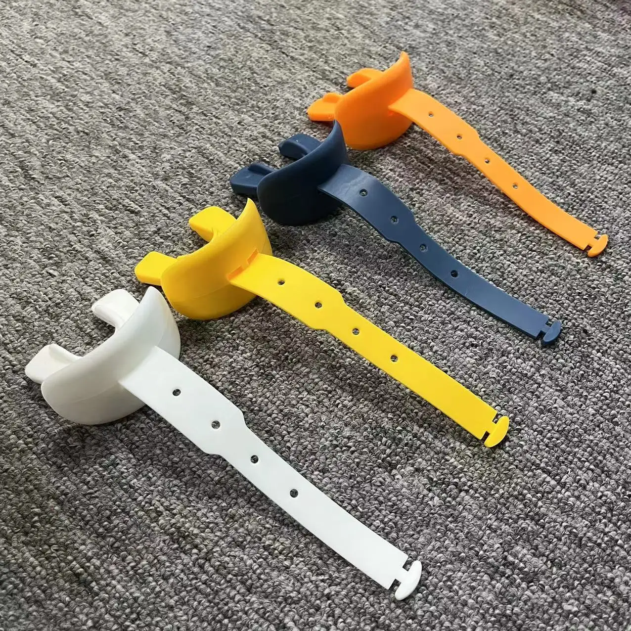 2023 Hot Sale Manufacturer Safe EVA Boxing Custom Sports Lip Protection Helmet Strap Football Rubber Double Mouthguard