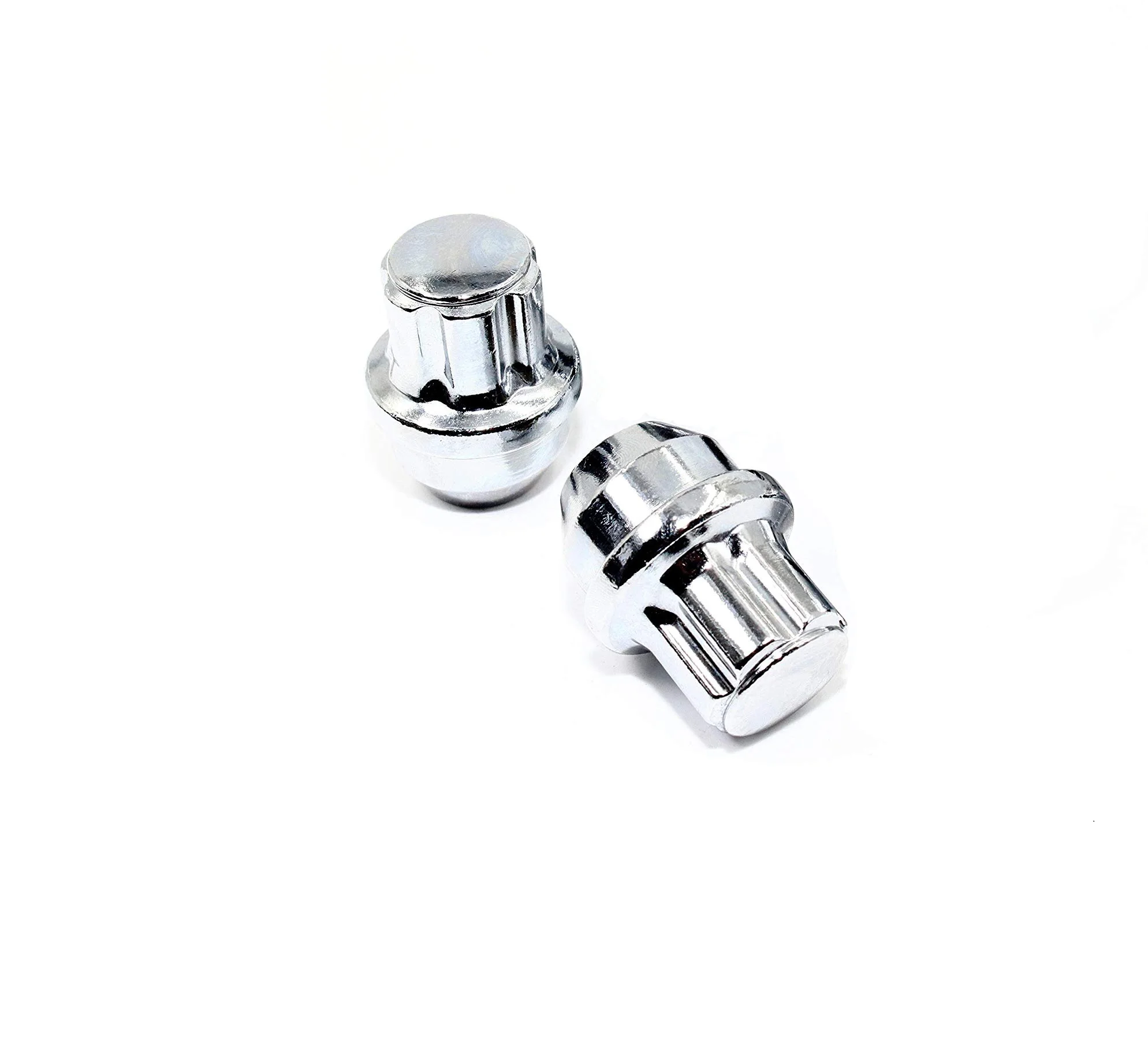 12x1.5 Aftermarket Acorn Chrome Wheel Locks nuts with  Unique Key Set of 4