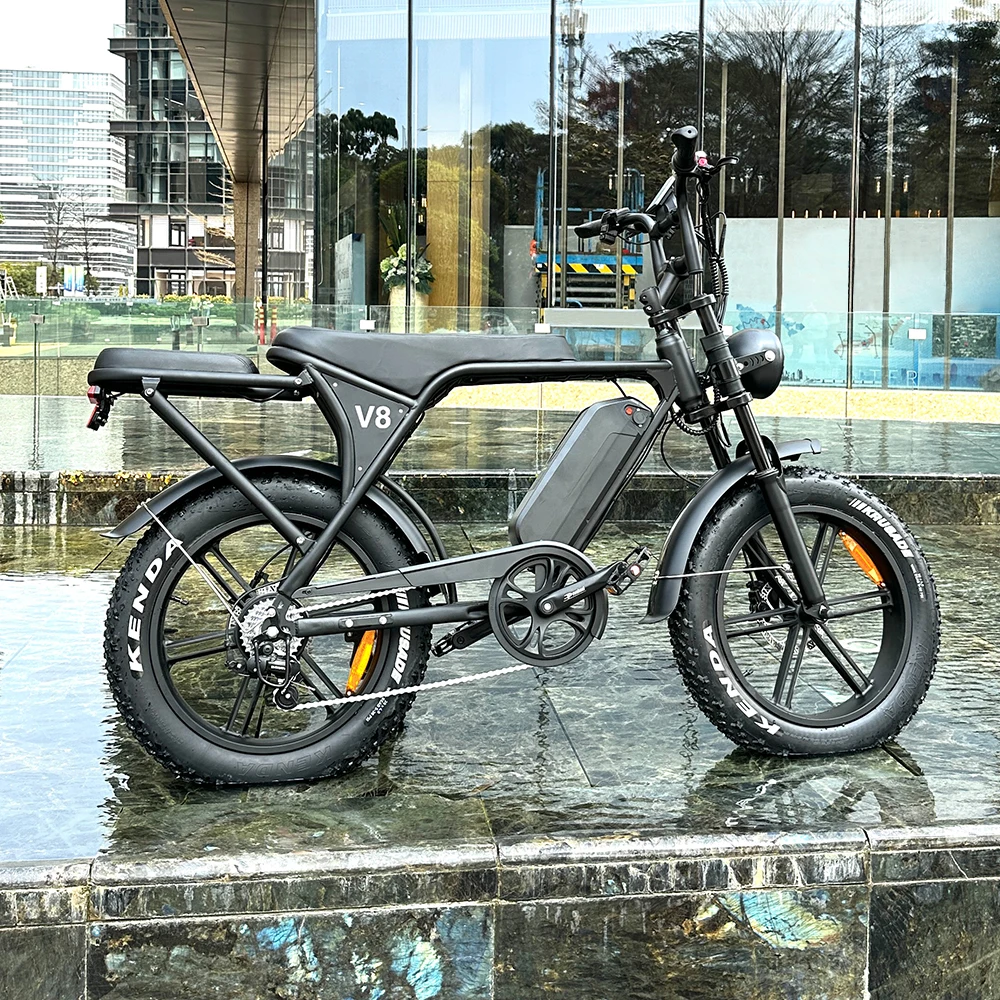 Оригинальный электровелосипед Fatbike Electrische Ouxi V8 250 Ватт Fiets Eu склад Ebike 48v 15ah электрический велосипед с толстыми шинами