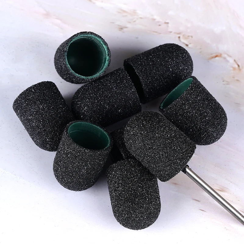 Professional Pedicure Sanding Caps Removing Calluses #80 #120 #180 Grit Pedicure Foot Care Tools