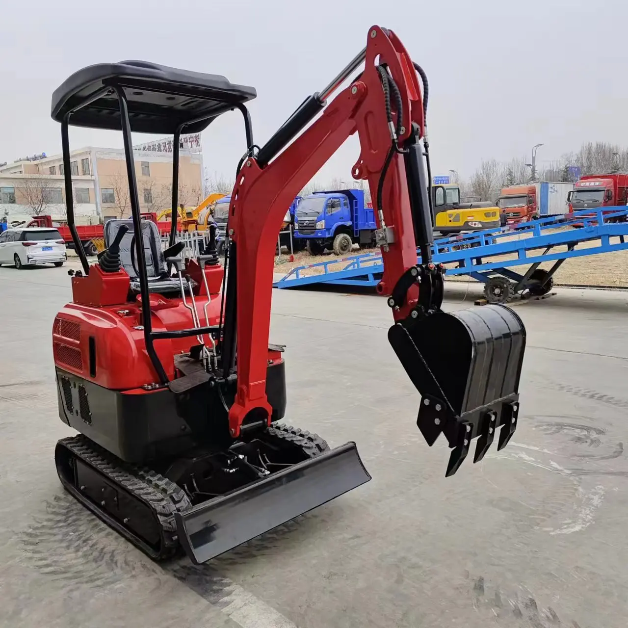 Crawler Digger Excavator Machine Mini Digger 0.8t 1t 1.5t 3t 2t 1 Ton 2.5t Small Excavator