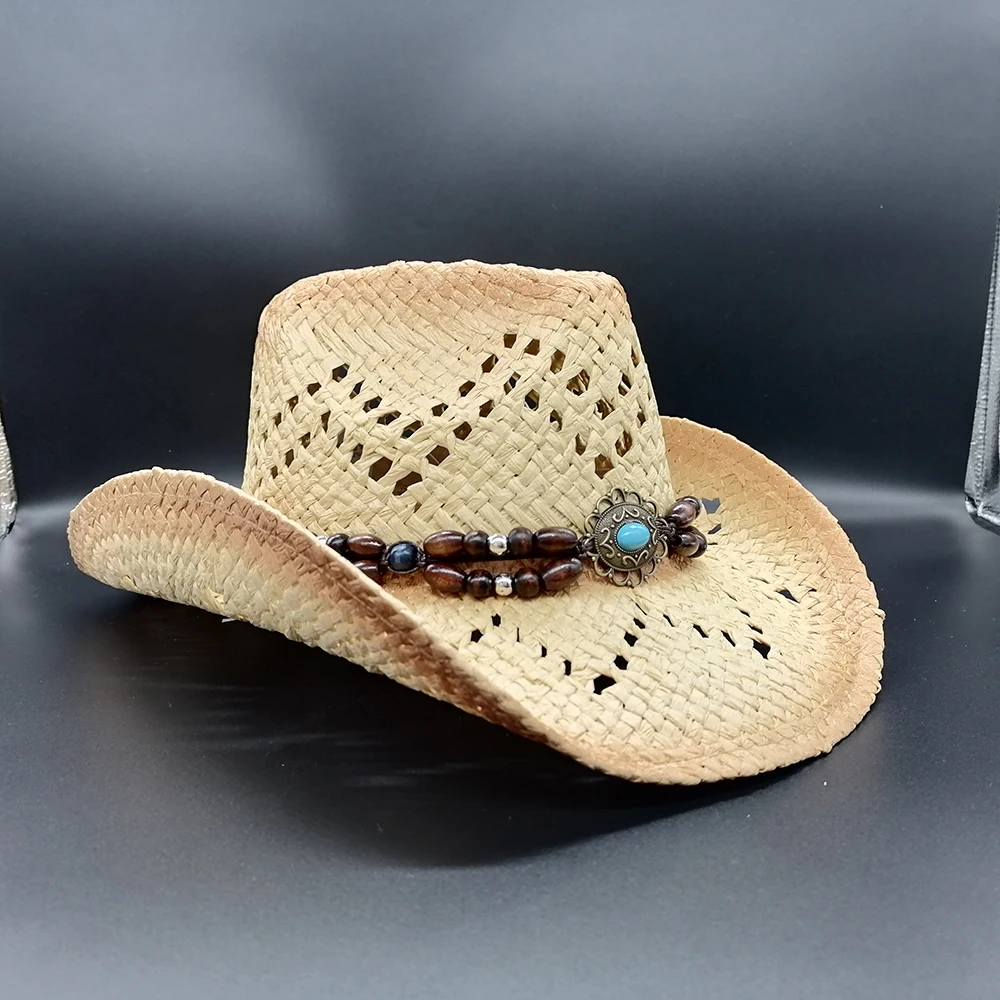 В наличии Мужская Американская Западная Техасская ковбойская шляпа бумажная соломенная шляпа широкие корректируемые поля Панама шляпа мексиканские шляпы