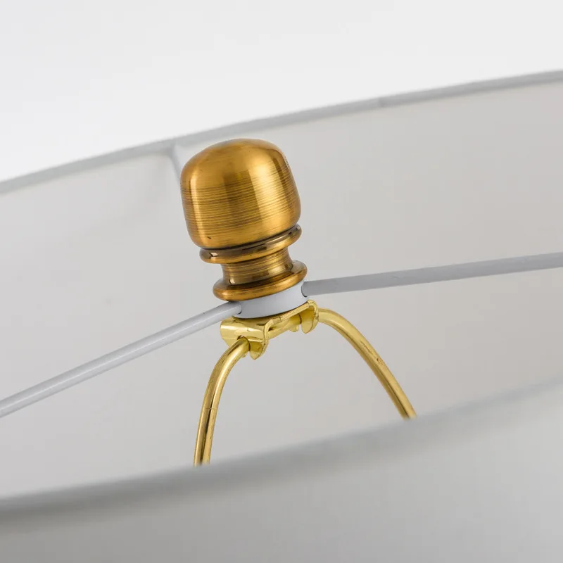 
Electroplating Bronze Decorative Table Lamp Hotel LED Table Light Transparent Tube Crystal Creative Bedside Light 