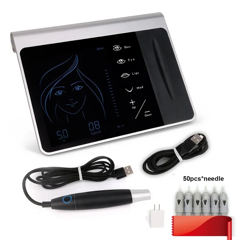 Charmer Princesses Semi Wireless Digital Rechargeable Microshading Eyebrow lip Microblading PMU Permanent Makeup