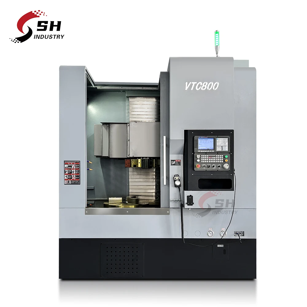 high speed CNC Vertical lathe machine VTC800 CNC Lathe for metal