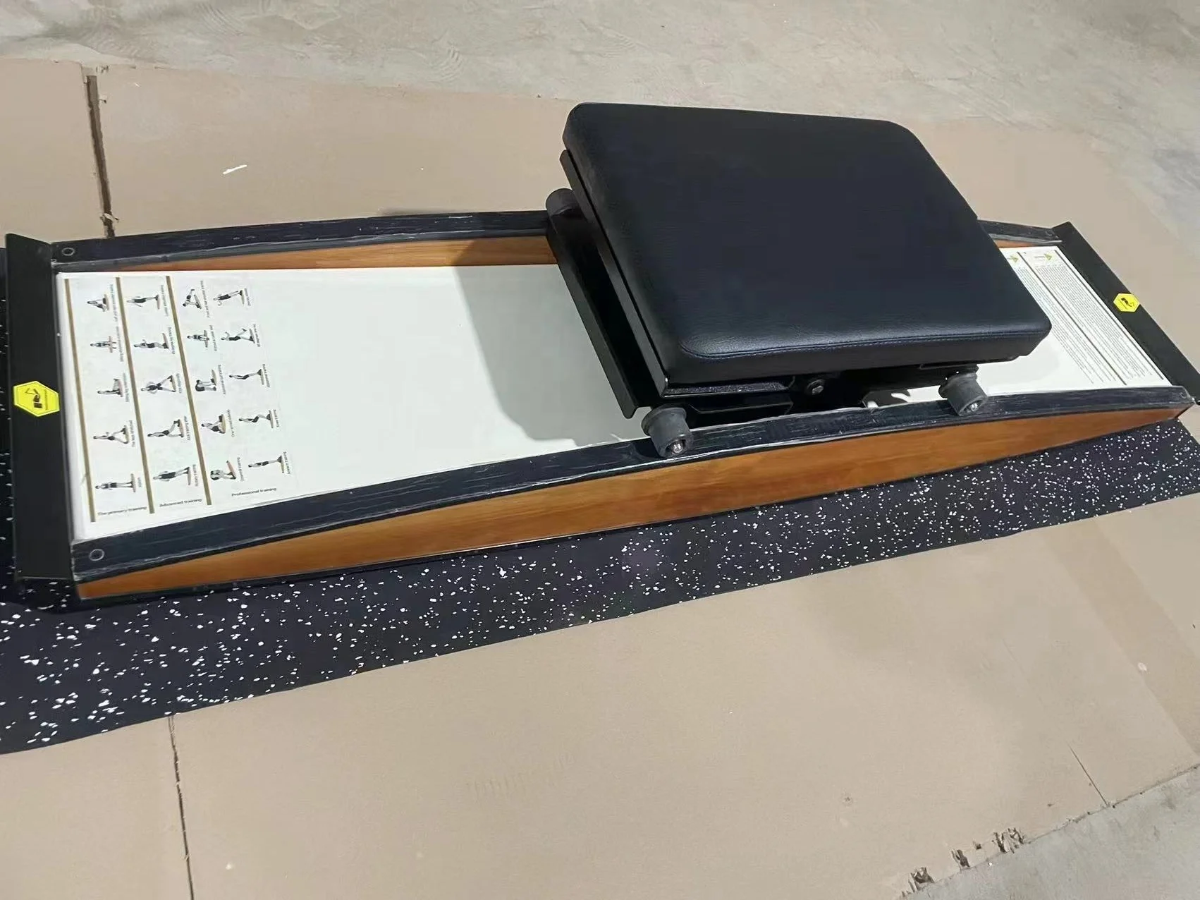 Customized Wood Ski Simulator Cardio Ski Training Fitness Machine