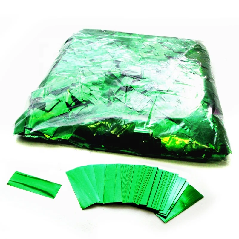 Flameproof Mylar Confetti For Confetti Machine Outdoor Full Color Papers Shred Decoration Metallic Foil Confetti Colorful Paper