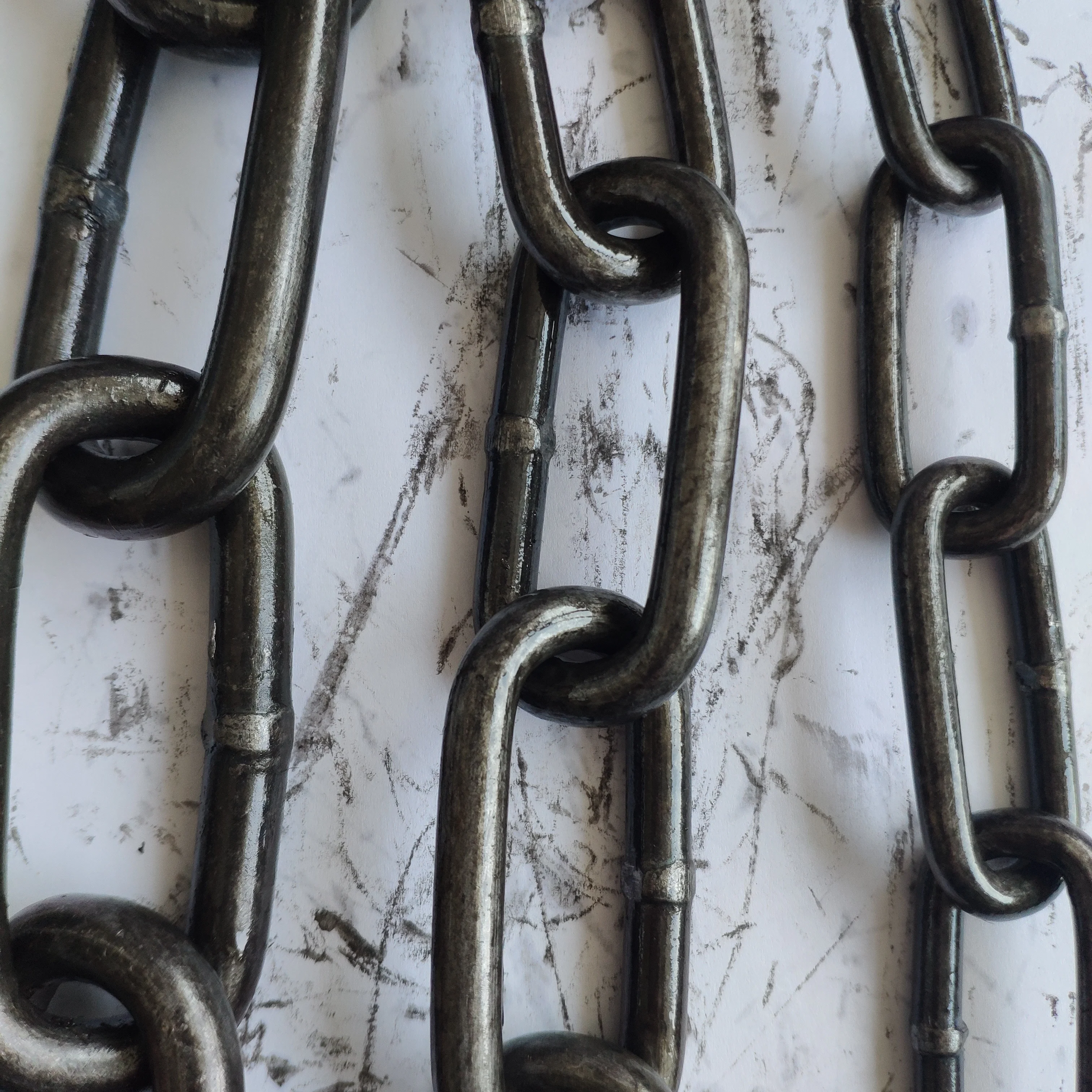 Полированная цепочка G30 G43 для самостоятельной полировки 5 мм 6 мм 8 мм 10 мм DIN5685C Длинная цепочка для звеньев