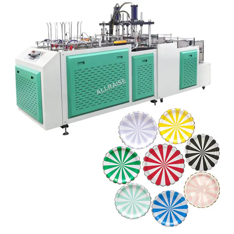 Fully automatic high speed disposable paper plate press machine paper plates plate making machine