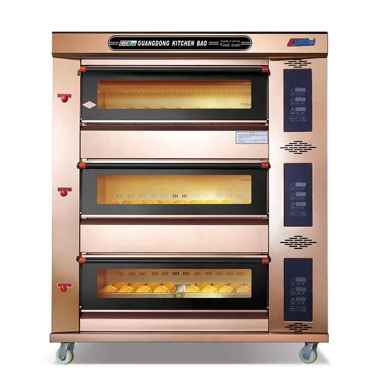 Automatic baking equipment german large size   commercial industrial bread oven with factory price