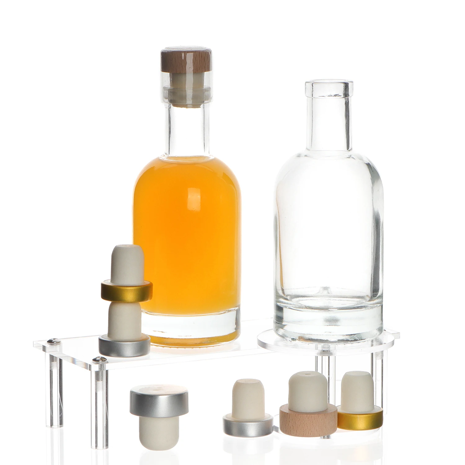 Empty Liquor Spirits Glass Whiskey Bottles 500Ml Fruit Wine Glass Bottle Whiskey Bottles For Vodka Gin Whiskey