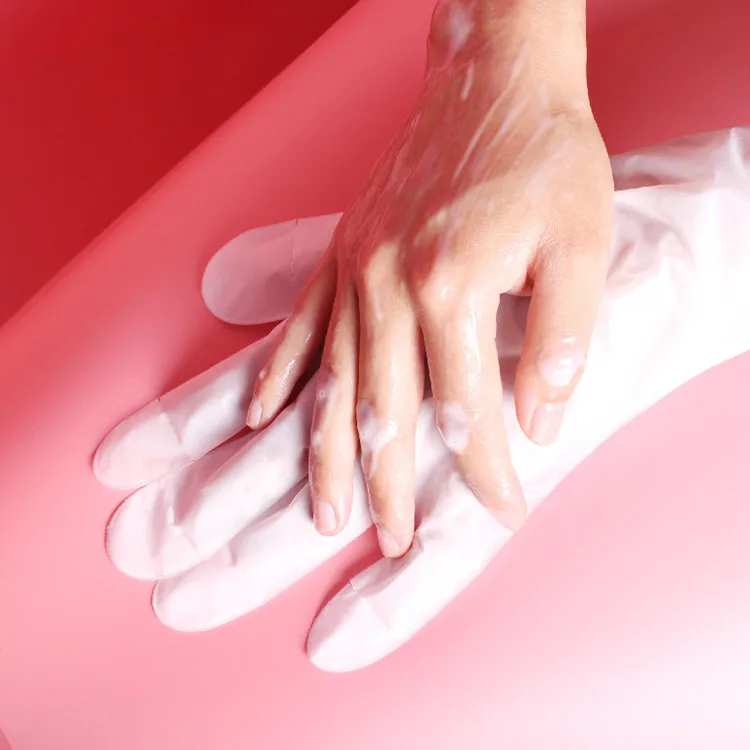 Hydrating Moisturizing Dry hand Coconut Oil Milk Extract Hyaluronic Acid Sunflower Seed Oil Vitamin E hand mask