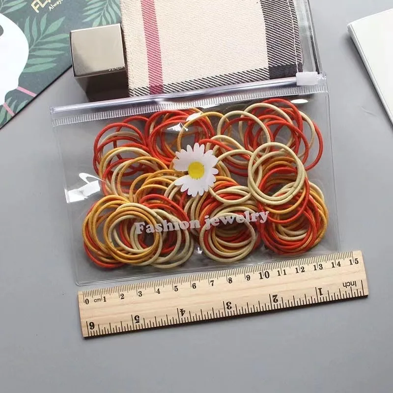 No hair injury girl head rope Korean baby hair ring tied hair rubber band accessories